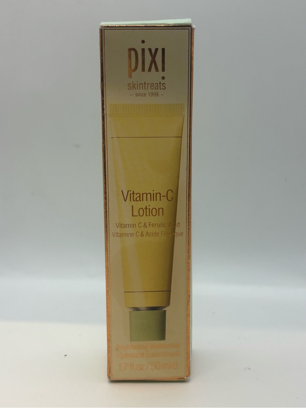 Pixi Vitamin-C Lotion Yellow Skincare Tube